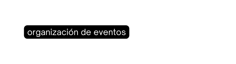 organización de eventos